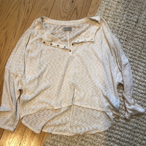 Urban Outfitters Holland Thermal Henley Top - Picture 3 of 4